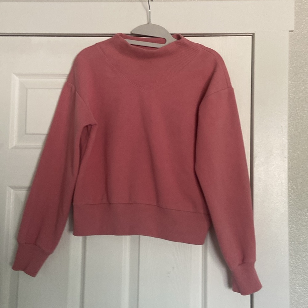 Anthropologie Find me now sweater Sz S light pink rosy color great condition